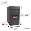 Goodman 80% AFUE Gas Furnace Nine Speed ECM, Two Stage, GR9T800805CX (For Sale in California Only) - acunitsforless.comGas Furnace