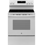 GE® 30" Free-Standing Electric Range with Crisp Mode & Storage Drawer, Stainless Steel – GRF500PVSS