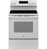 GE® 30" Free-Standing Electric Range with Crisp Mode & Storage Drawer, Stainless Steel – GRF500PVSS