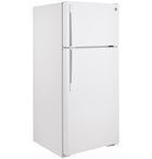 GE® 16.6 cu. ft. Top Freezer Refrigerator with Icemaker, Stainless Steel – GIE17GSNRSS