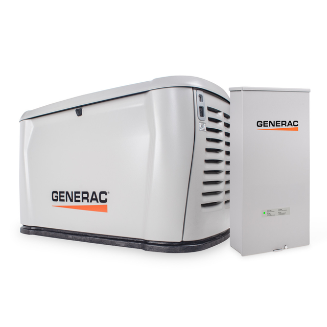 Generac 26kW Next Gen Home Standby Generator 7328 with 200A SE Transfer Switch, 120/240V 1-Phase
