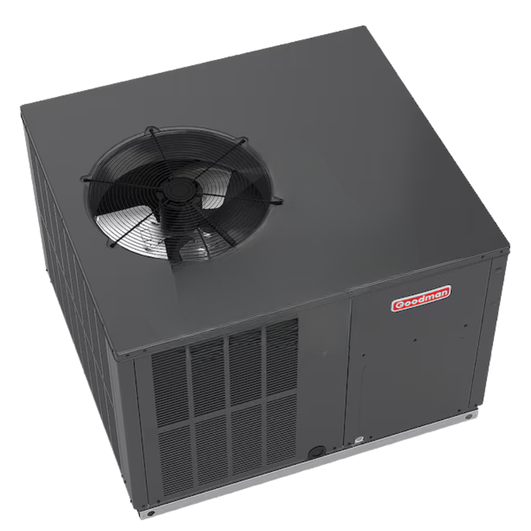 Goodman Packaged Heat Pump 15.2 SEER2, Two Stage, Downflow/Horizontal, 5 Ton, GPHM56031