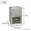 Goodman 2.0 Ton Wall-Mount Air Handler AWST24SU1310 ECM TXV