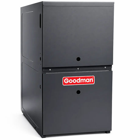 Goodman 80% AFUE Gas Furnace Variable Speed ECM, Two Stage Convertible, GDVT800603BX