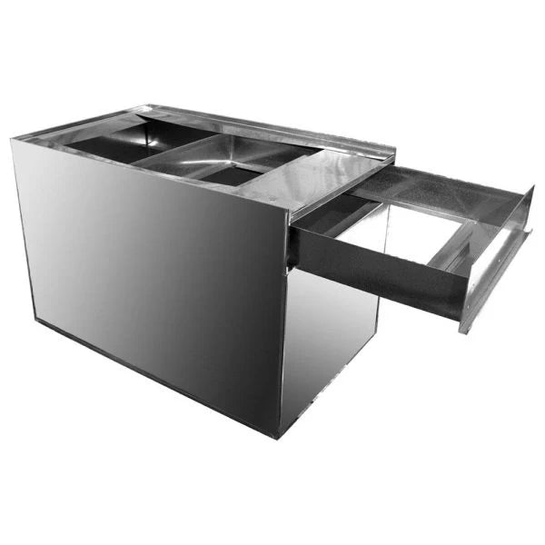 Goodman GFB1-14-CF RAB Plenum, 14 x 28 x 18.5, Filter Rack 12x25, 24 ga