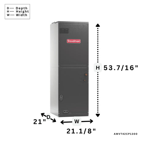 Goodman 3.5 Ton R32 Air handler AMVT42CP1300
