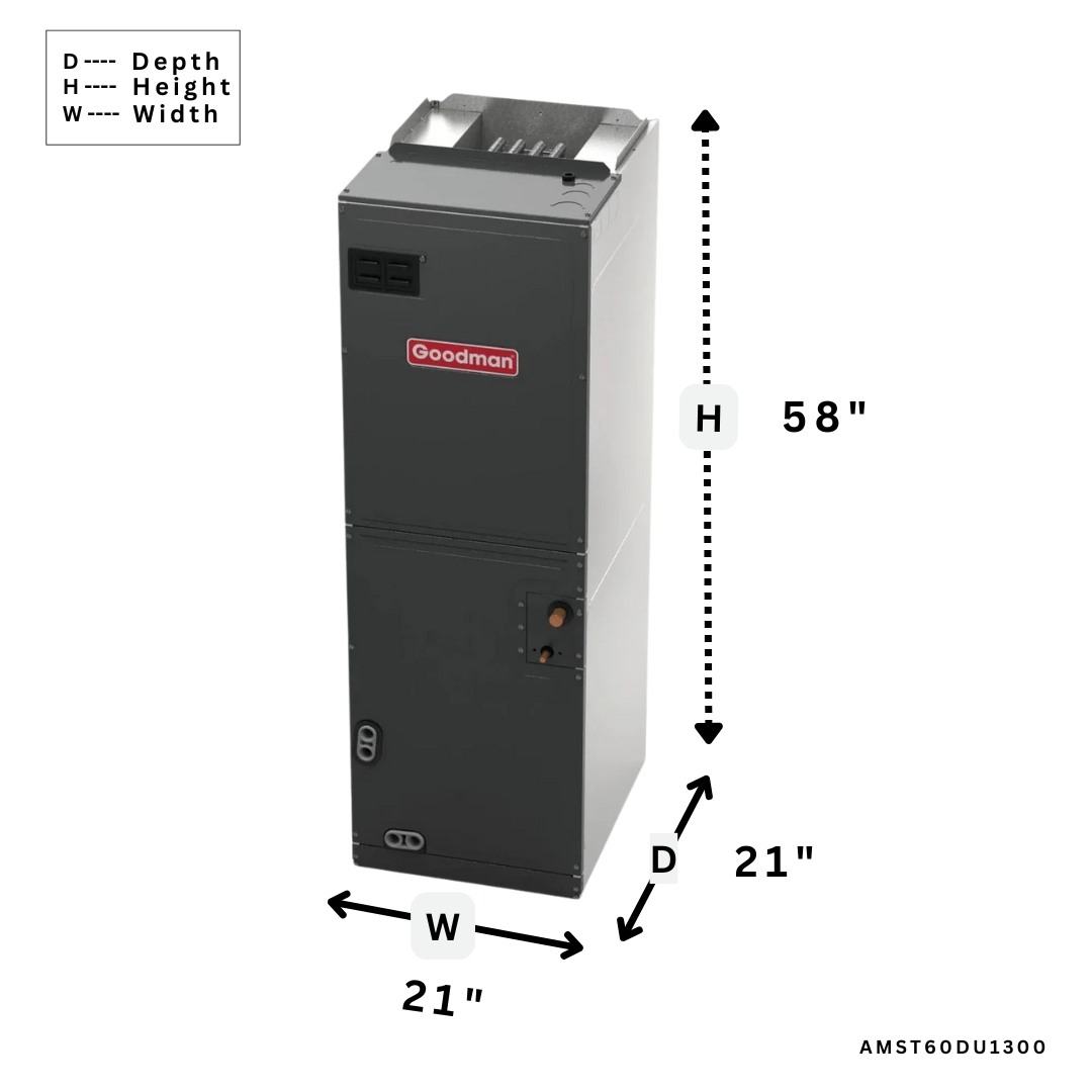 Goodman 4.0 Ton Air Handler AMST48CU1300 Multi-Position ECM TXV