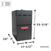 Goodman 80% AFUE Gas Furnace Nine Speed ECM, Single Stage, GR9S800604BN