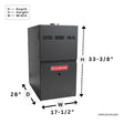 Goodman 80% Gas Furnace and AC System Multi Speed ECM Two Stage GM9C800803BX