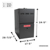Goodman 96% AFUE Gas Furnace Nine Speed ECM, Single Stage GR9S960603BN