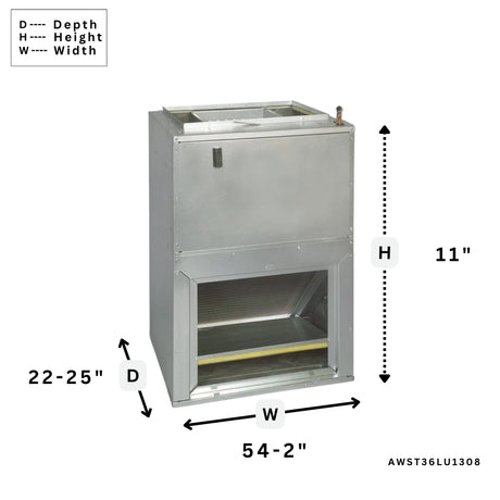 Goodman AWST36LU1308 3 Ton Wall-Mounted Air Handler ECM TXV
