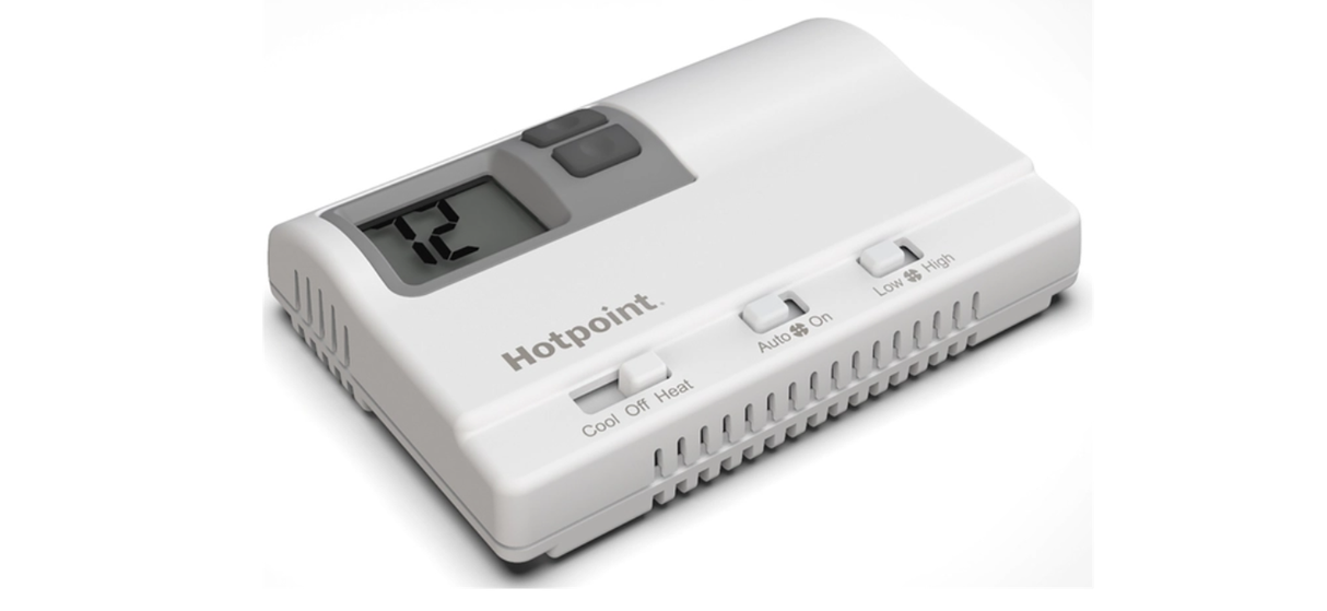 HOTPOINT NON-PROGRAMMABLE 2 FAN SPEED AC OR HP THERMOSTAT RAK148H2A