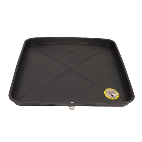 Diversitech 6 - 3050L |Drain Pan, Long, 30 in WD, 50 in LG, 2 in HT, Plastic, Black - 6-3050L