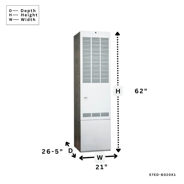 INTERTHERM E7ED-B020K1 E7 Electric Furnace R454B ELECTRIC FURNACES