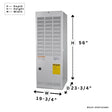 Intertherm MG1E-056F1AAM2 : 80% AFUE Gas Furnace (Manufactured Homes) | Downflow, Hot Surface Ignition