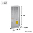 Intertherm MG1E-070F1ABM2 : 80% AFUE Gas Furnace (Manufactured Homes) | Downflow, Hot Surface Ignition