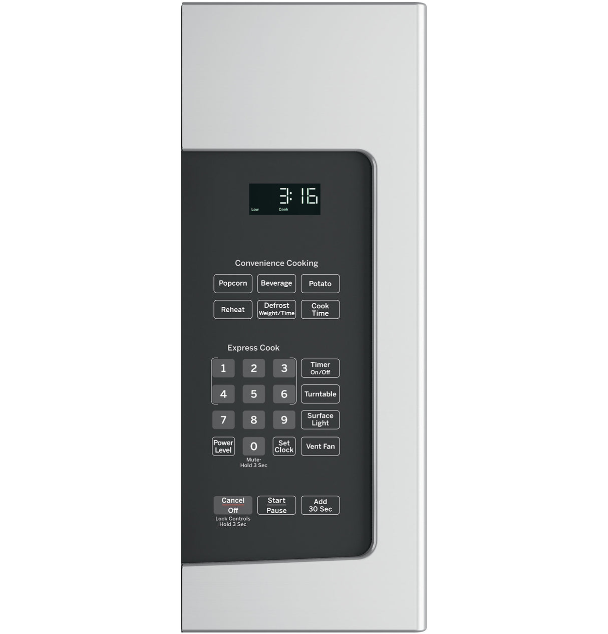GE® 1.6 cu. ft. Over-the-Range Microwave, 950W, Stainless Steel – JNM3163RJSS