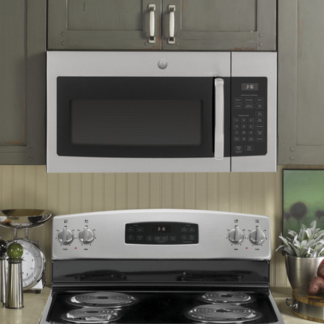 GE JVM3160RFSS 30" Over-the-Range Microwave Oven, 1.6 Cu. Ft., 1,000 Watts, Stainless Steel acunitsforless.com