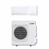 Mitsubishi Electric MSZ-GX18NL MUZ-GX18NL 18,000 BTU 22.5 SEER2 Wall Mounted Heat Pump System - R454B