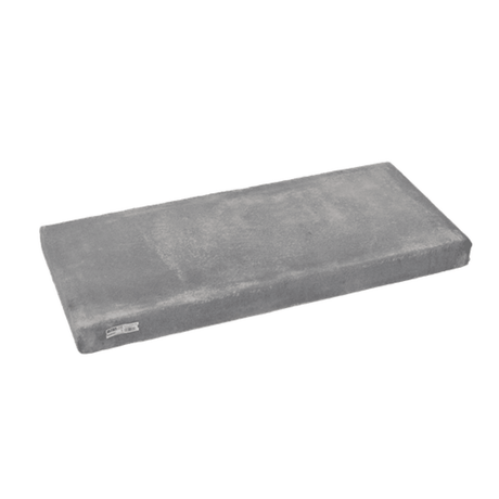Misubishi Electric ULTRILITE1 Condensing unit mounting pad: 16" x 36" x 3"