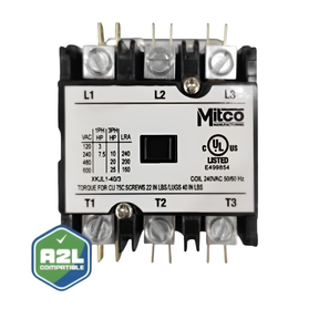 Mitco CON24024 2-Pole 40 Amp Contactor, 24V Coil