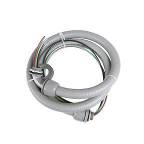 Mitco E306-40 AC Whip, 12 Inch x 4 Ft, Metallic, 10 AWG Wire