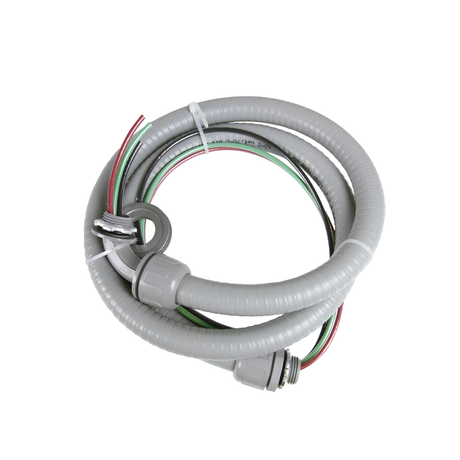 Mitco E306-40 AC Whip, 12 Inch x 4 Ft, Metallic, 10 AWG Wire