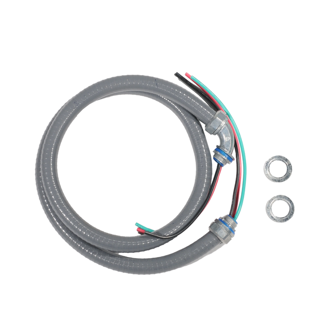 Mitco E306-65 AC Whip, 34 Inch x 6 Ft, Metallic, 8 AWG Wire