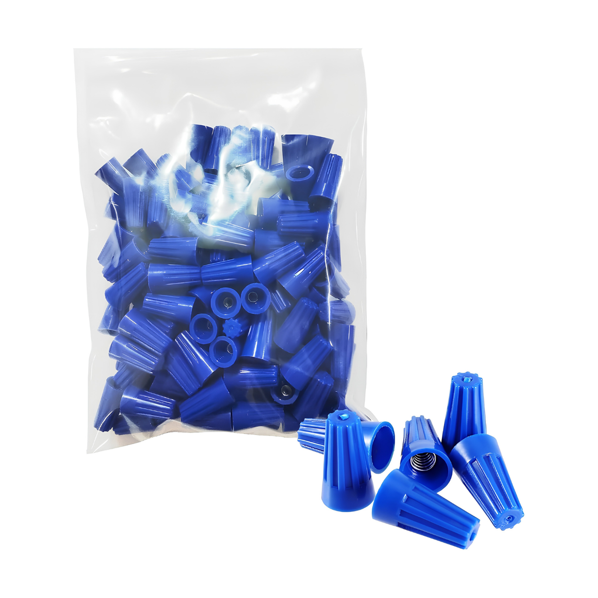 Mitco E358-10 Blue Wire Nuts, 100 Pack, 22-14 AWG