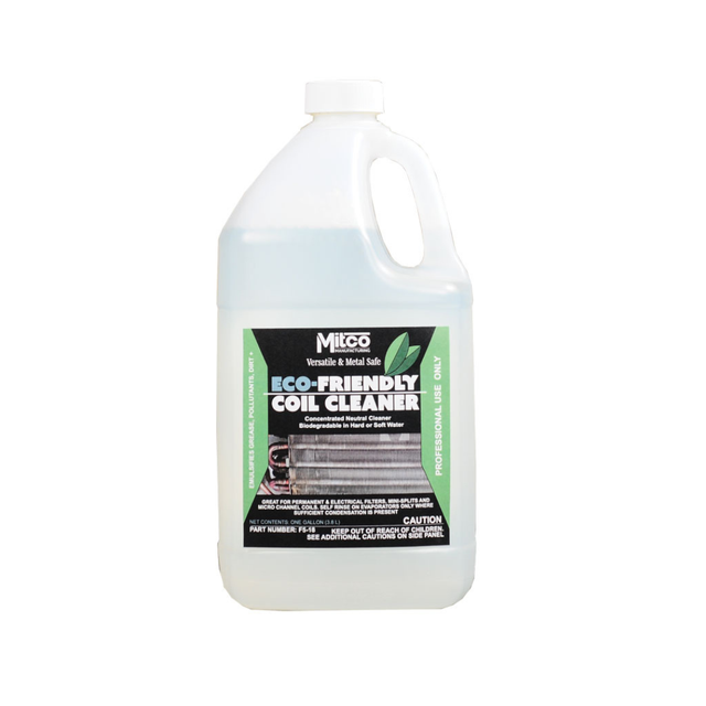 Mitco F5-18 Eco-Friendly Coil Cleaner, 1 Gallon (Clear)