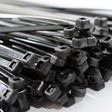 Mitco T397-316 Black Cable Ties, 7.5 Inch, 100 Pack