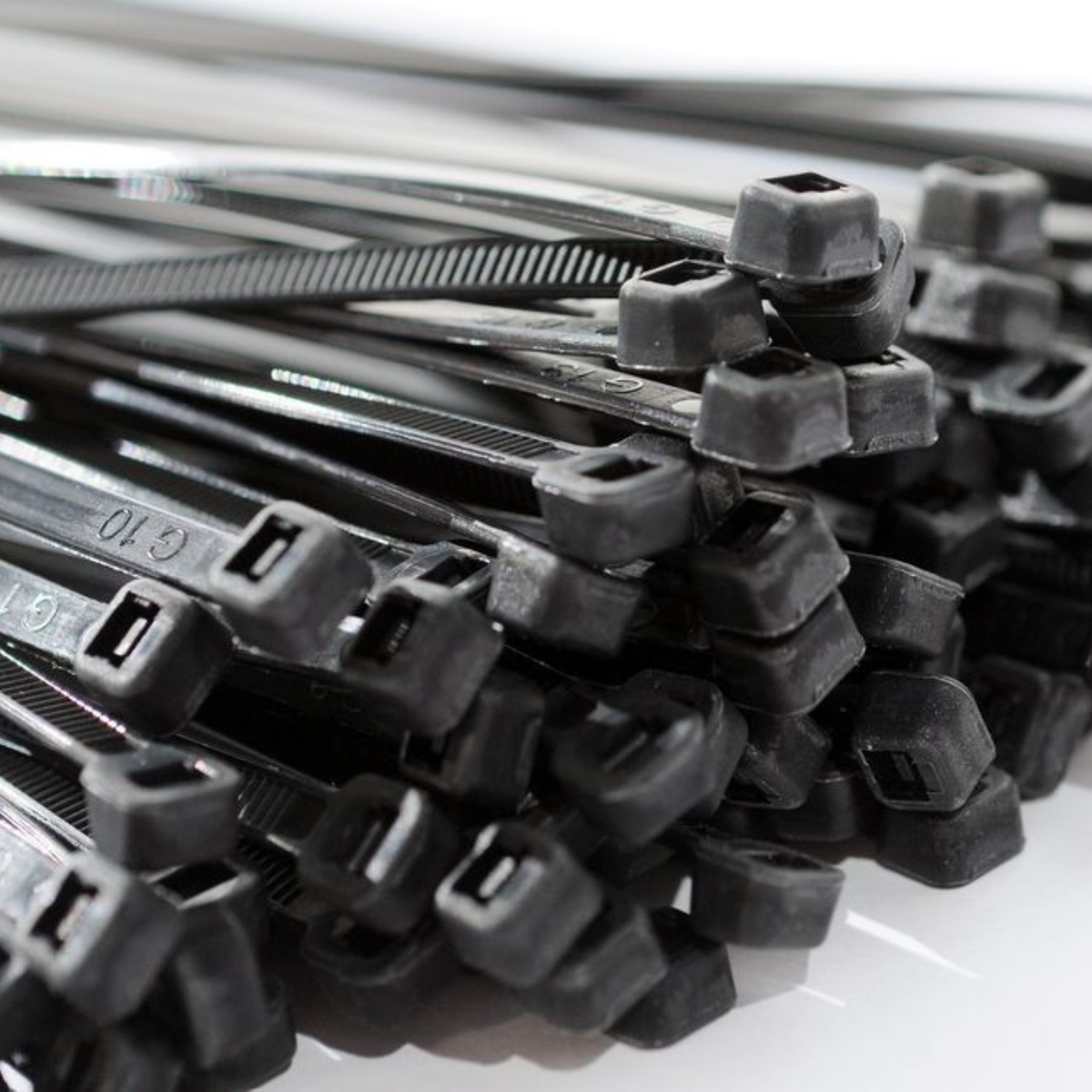Mitco T397-316 Black Cable Ties, 7.5 Inch, 100 Pack