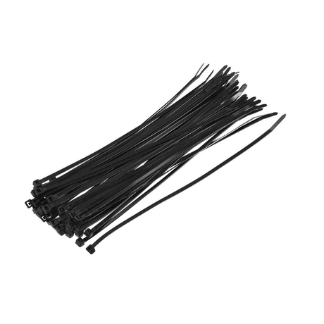 Mitco T397-314 Black Cable Ties, 14.5 Inch, 50 Pack