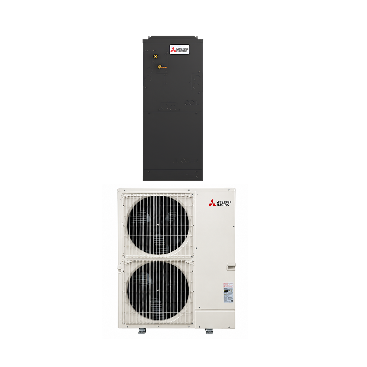 Mitsubishi PVA-AA48NL & PUZ-AK48NL 48,000 BTU 18.1 SEER2 Multi-Position Air Handler System - R454B