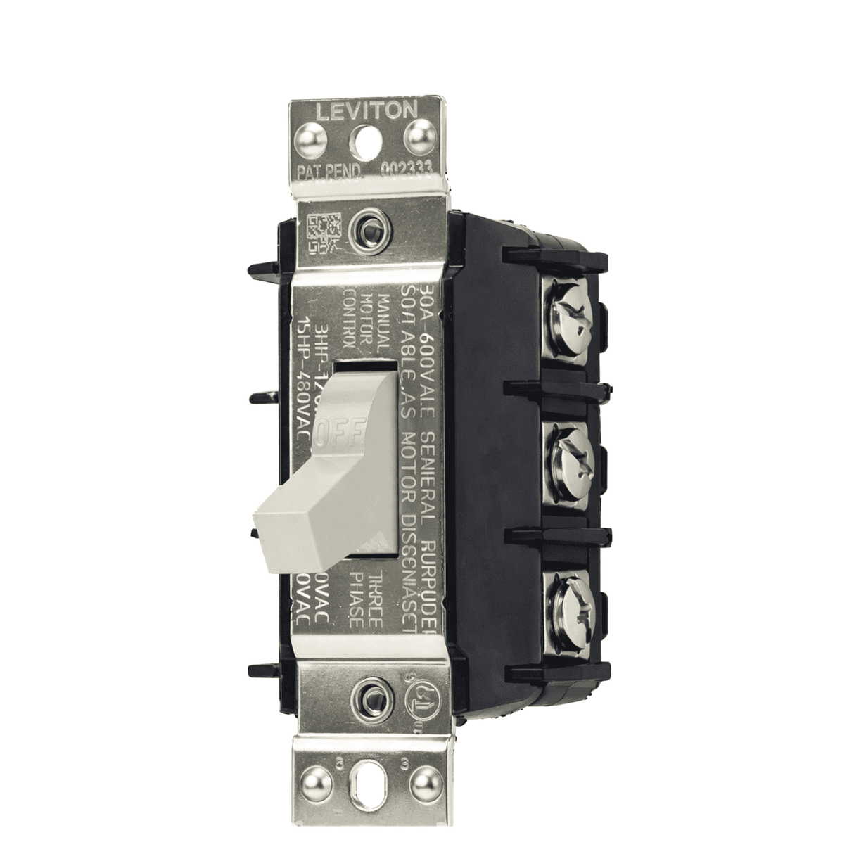 Mitsubishi Electric TAZ-MS303W 3 Pole Disconnect Switch 30A, White