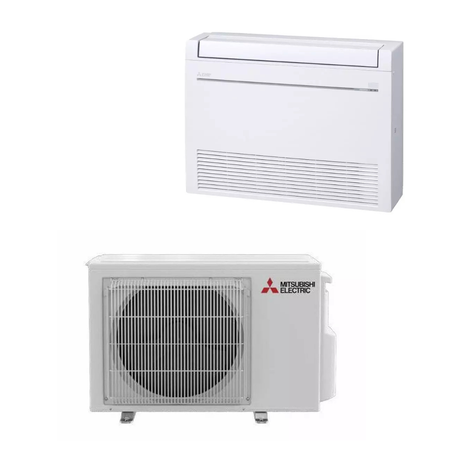 Mitsubishi MFZ-KX09NL SUZ-AA09NL 9,000 BTU 21.6 SEER2 Floor-Mounted Heat Pump System - R454B