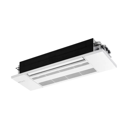 Mitsubishi MLZ-KX09NL SUZ-AA09NL 9,000 BTU 21.6 SEER2 One-Way Ceiling Cassette Heat Pump System (w/ Grille) - R454B