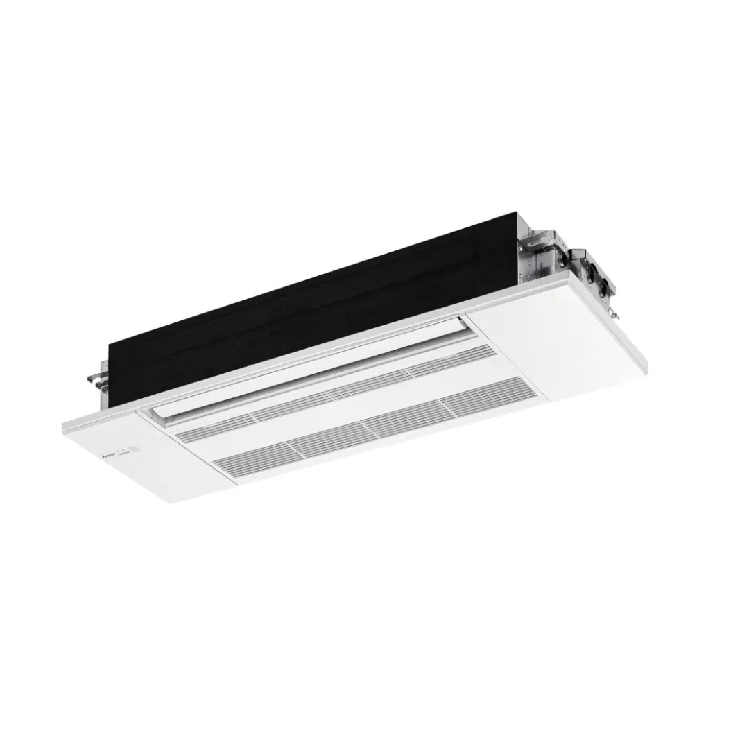 Mitsubishi MLZ-KX12NL SUZ-AA12NL 12,000 BTU 20.7 SEER2 One-Way Ceiling Cassette Heat Pump System (w/ Grille) - R454B