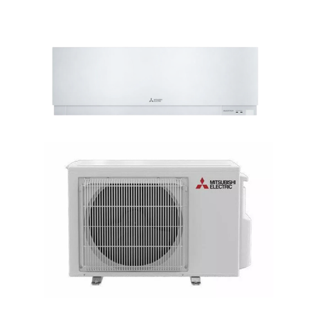 Mitsubishi SUZ-AA15NL & MSZ-EX15NLW 15,000 BTU 20.9 SEER2 Wall Mounted Heat Pump System - R454B