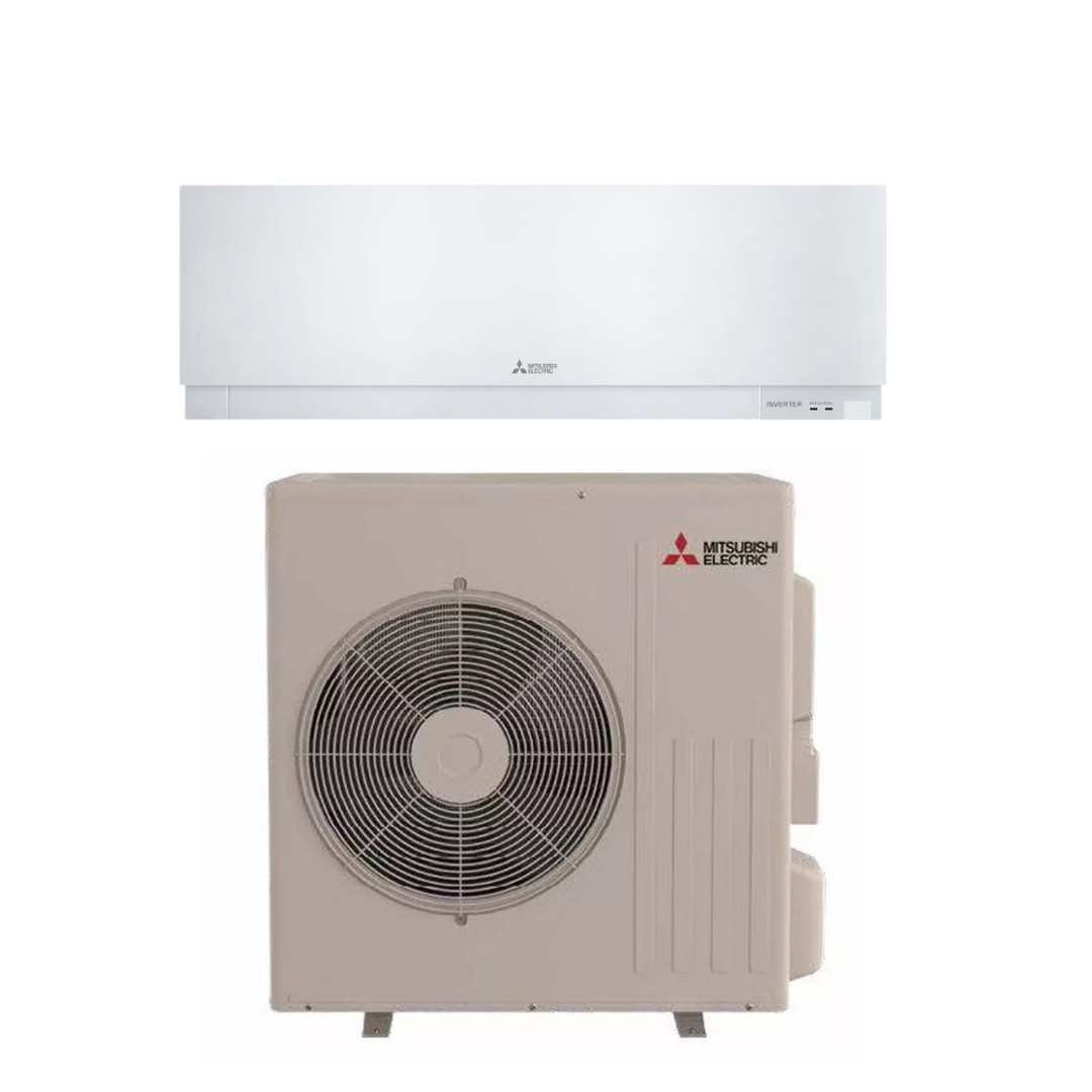 Mitsubishi SUZ-AA18NL & MSZ-EX18NLS 18,000 BTU 17.5 SEER2 Wall Mounted Heat Pump System - R454B