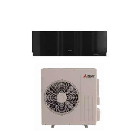 Mitsubishi SUZ-AA18NL & MSZ-EX18NLB 18,000 BTU 17.5 SEER2 Wall Mounted Heat Pump System - R454B