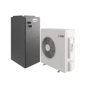 Mitsubishi PVA-AA30NL PUZ-AH30NL 30,000 BTU 18 SEER2 Multi-Position Air Handler Heat Pump System - R454B