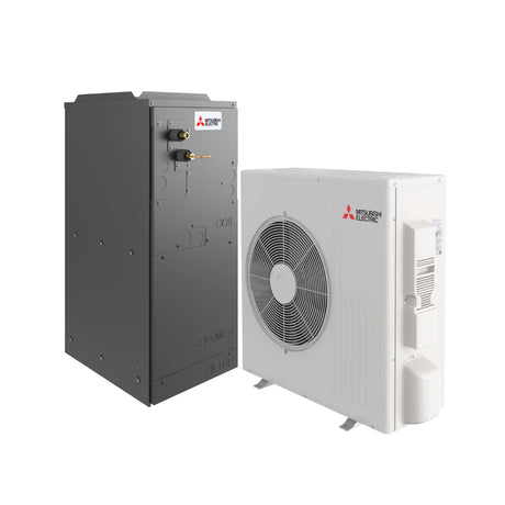 Mitsubishi PVA-AA30NL PUZ-AH30NL 30,000 BTU 18 SEER2 Multi-Position Air Handler Heat Pump System - R454B