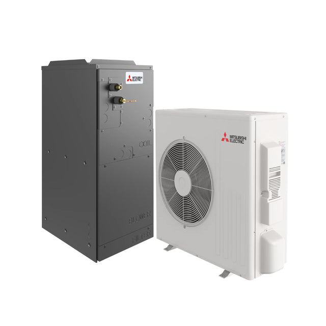 Mitsubishi PVA-AA30NL PUZ-AH30NL 30,000 BTU 18 SEER2 Multi-Position Air Handler Heat Pump System - R454B