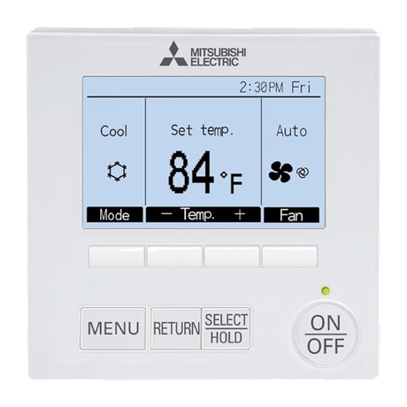 Mitsubishi PAR-42MAAUB Deluxe MA Remote Controller