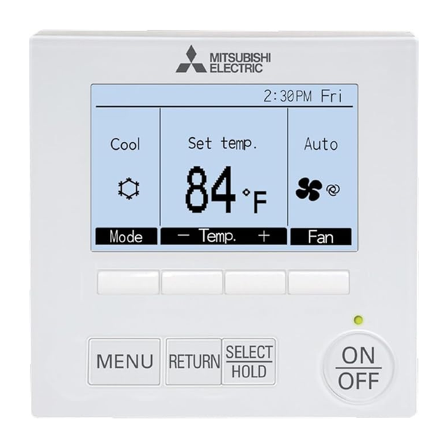 Mitsubishi PAR-42MAAUB Deluxe MA Remote Controller