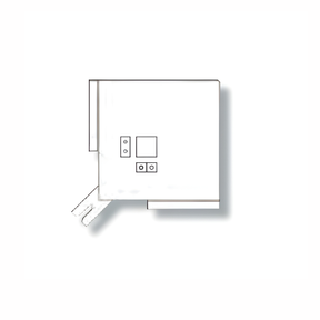 Mitsubishi PAR-WSC009FA-E Wireless Signal Receiver Panel