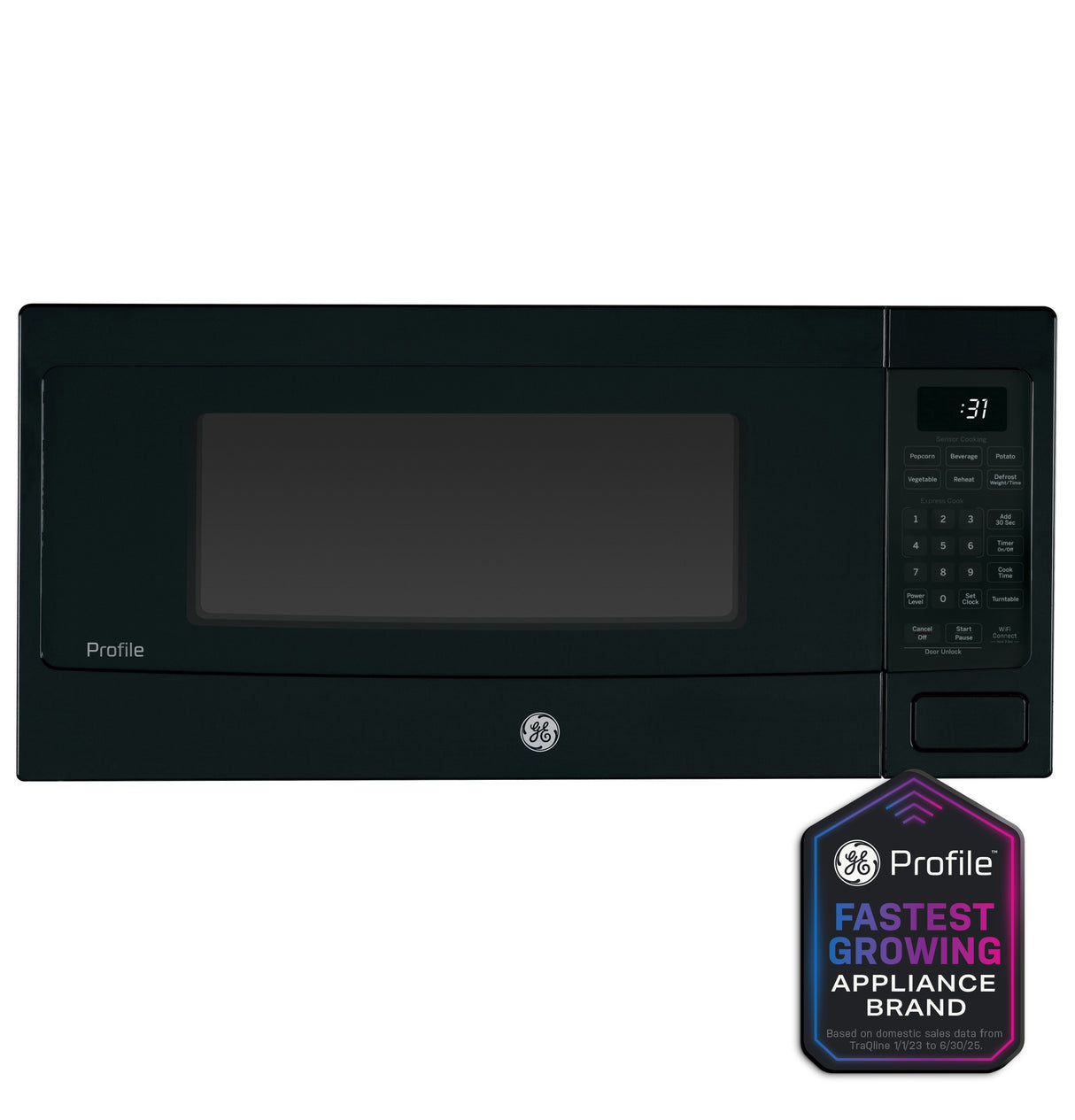 GE Profile™ 1.1 cu. ft. Countertop Microwave with Scan-to-Cook & WiFi, Stainless Steel – PCHK11S1WSS