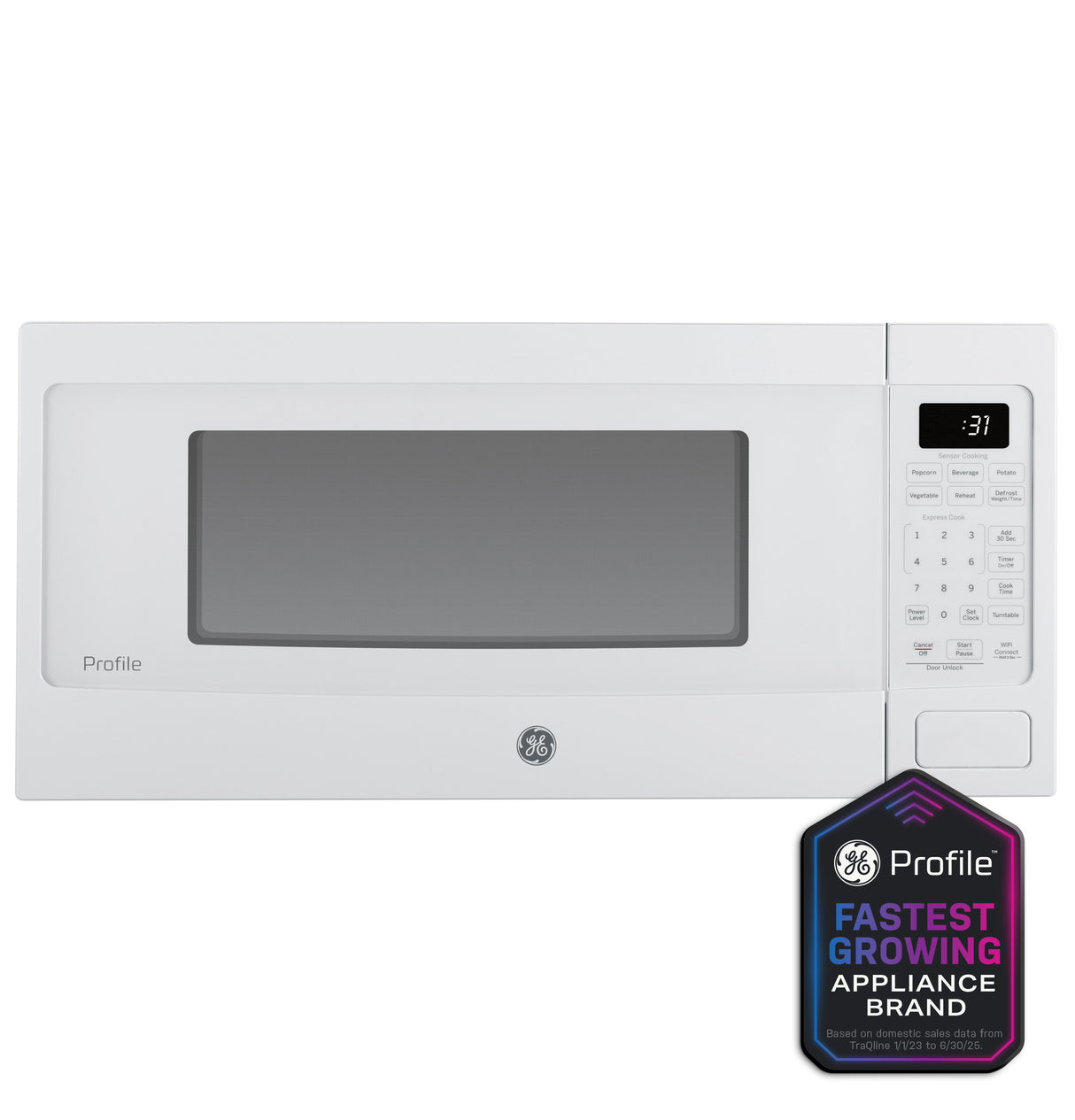 GE Profile™ 1.1 cu. ft. Countertop Microwave with Scan-to-Cook & WiFi, Stainless Steel – PCHK11S1WSS