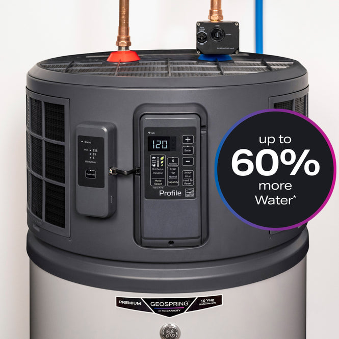 PH50S10BPY - Ge profile geospring energy star 50 gallon smart realmax premium hpwh 240v with flex capacity